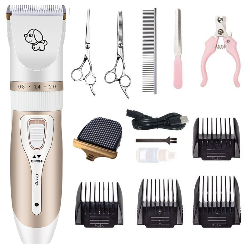 14 Piece Set of Professional Cat Grooming Kit
