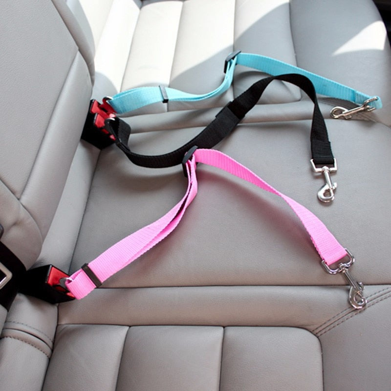 Adjustable Car Back Seat Leash for Dogs